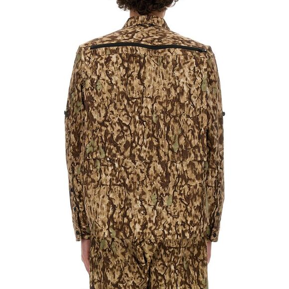 South2 West8 Men Camouflage Print Jacket